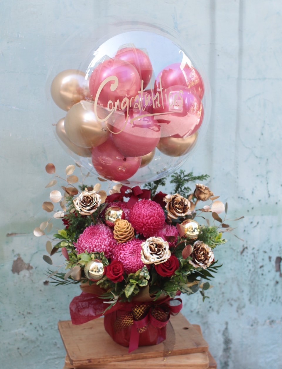 氣球鮮花花禮