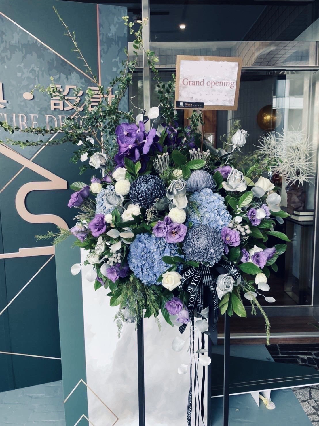 夢幻金靈-藍紫色系開幕花禮